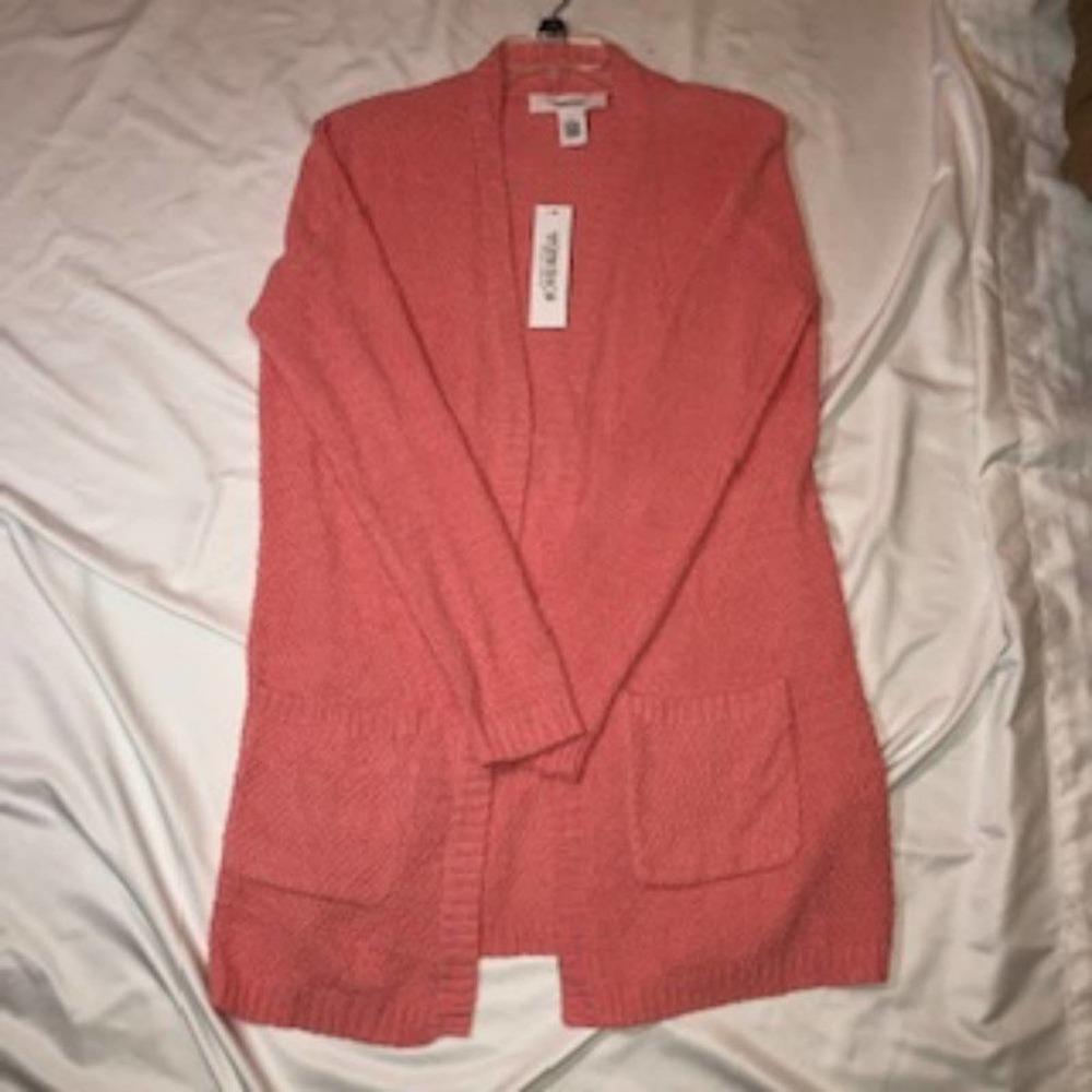 Workshop Republic Clothing Drop Shoulder Cardigan with Pockets Size Large